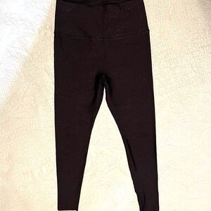 Beyond Yoga Black Speckled High-Waisted Leggings